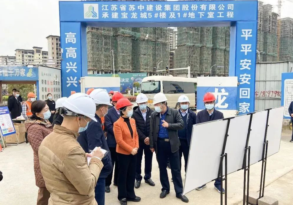 景德鎮(zhèn)市市長胡雪梅率隊考察公司寶龍城商業(yè)廣場項目